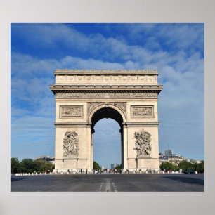 Paris Gate Arc de Triomphe Poster
