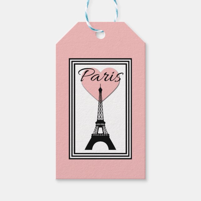 Paris Gift Tags (Front)