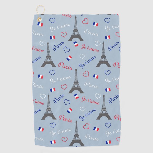 Paris Golf Towel (Front)