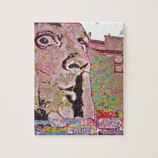 Paris graffiti Pomipidou Museum Jigsaw Puzzle