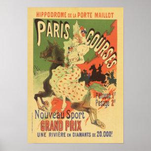 Paris Grand Prix Vintage Poster
