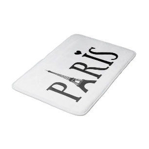 Paris - Graphic Art Bath Mat