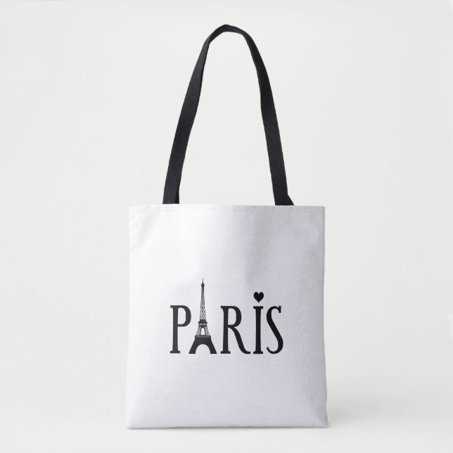 Paris - Graphic Art Tote Bag (Front)