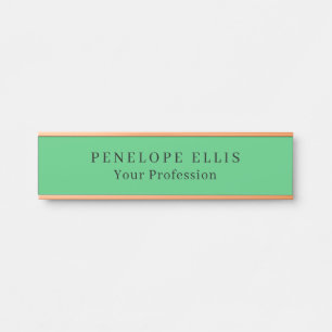 Paris Green Unique Original Classical Professional Door Sign
