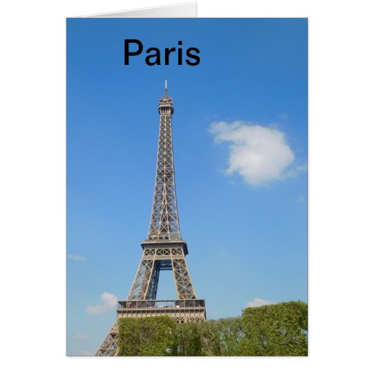 Paris Greeting Card