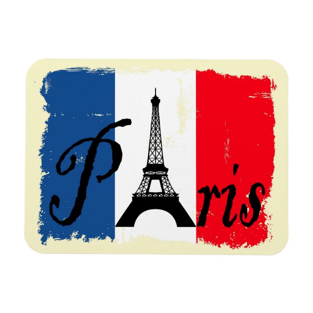 Paris grunge magnet (Horizontal)