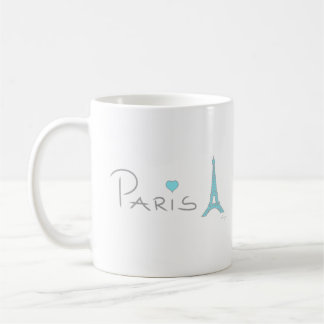 Paris Heart Eiffel Tower Coffee Mug