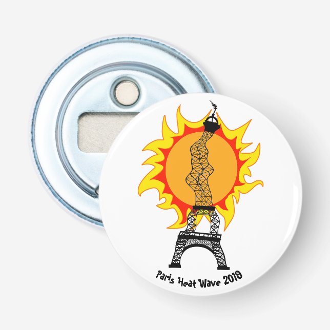 Paris Heat Wave 2019 Bottle Opener (Front)