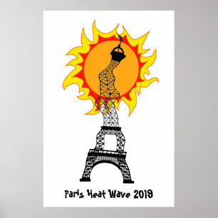 Paris Heat Wave 2019 Poster