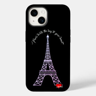 "Paris holds the key to your heart", iPhone Case