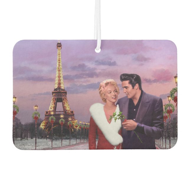 Paris Holiday Car Air Freshener (Front)