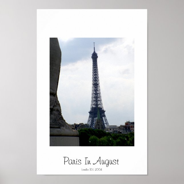 Paris In August Poster (Front)