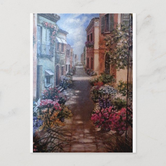 Paris in bloom postcard (Front)
