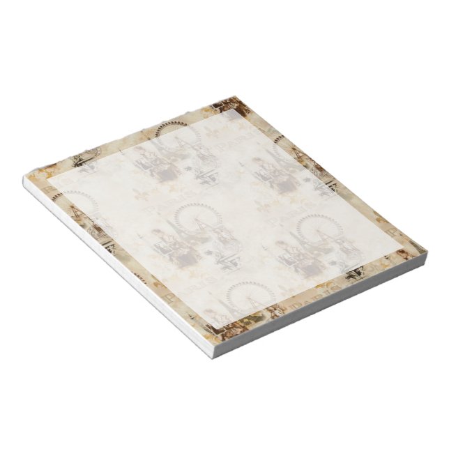 Paris in Brun Notepad (Angled)