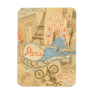 Paris in France Magnet