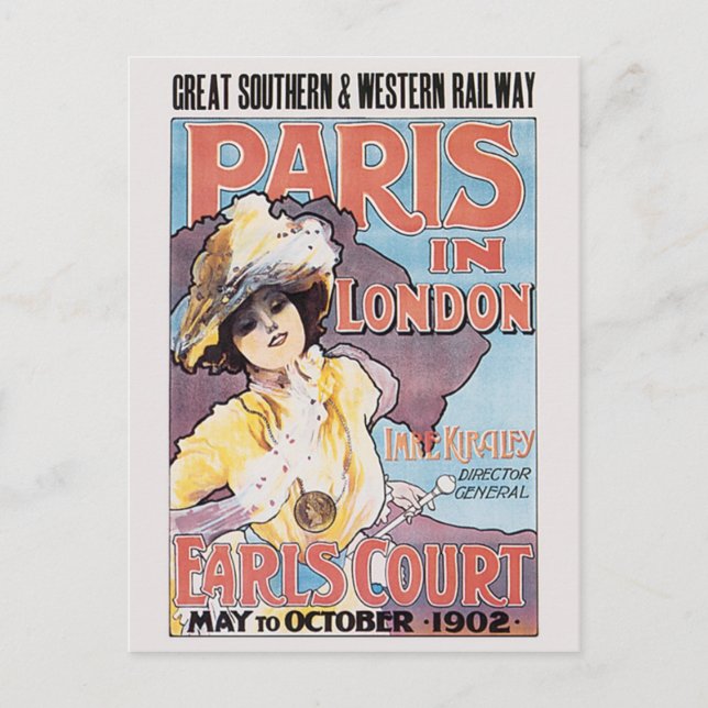 Paris in London Postcard (Front)