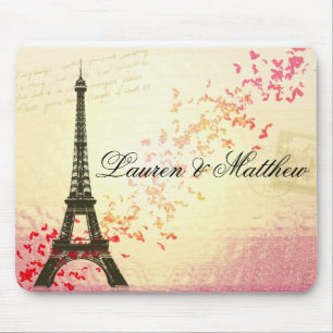 Paris in Love - Eiffel Tower Mouse Mat