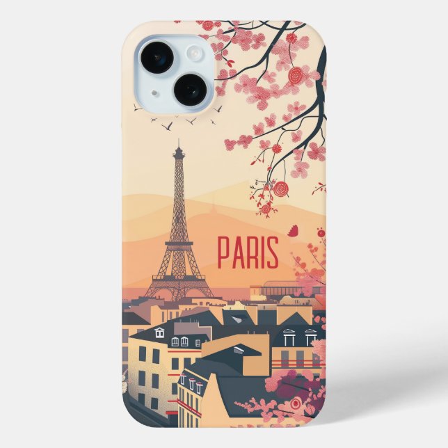 Paris in Spring Case-Mate iPhone Case (Back)