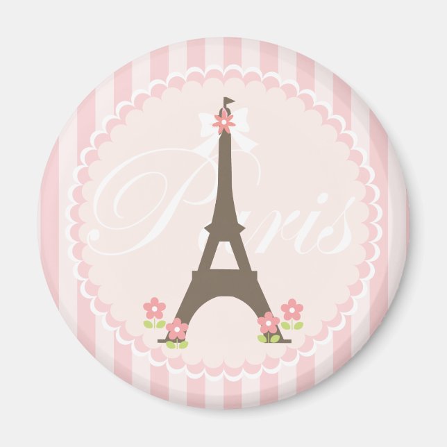 Paris in Spring Girly Magnet (Front)