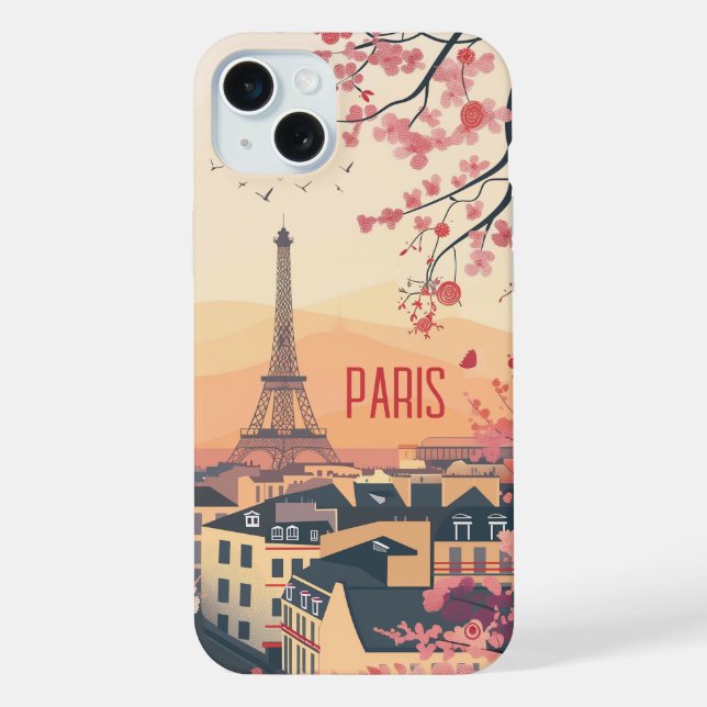 Paris in Spring iPhone Case (Back)