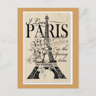 Paris in Spring Postcard