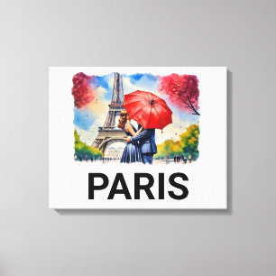 PARIS in Springtime Canvas Print