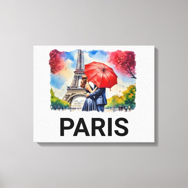 PARIS in Springtime Canvas Print (Front)