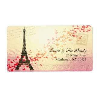 Paris in springtime with hearts