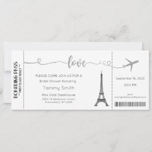 Paris Invitation, Paris Bridal Shower Invitation