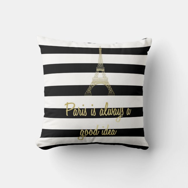 Paris is Always a Good Idea Cushion (Front)