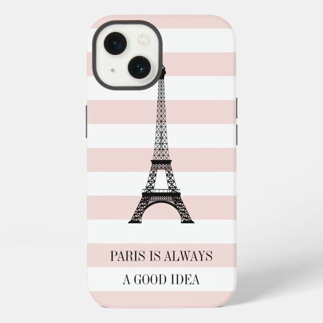 Paris is Always a Good Idea | Eiffel Tower iPhone Case (Back)