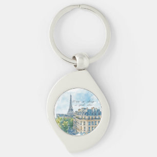 Paris is Always A Good Idea Passport Key Ring