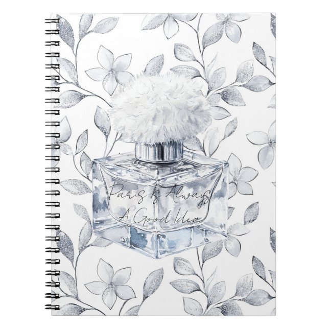 Paris is always a good idea perfume leaves notebook (Front)