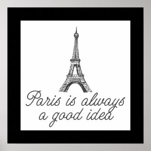 Paris is always a good idea poster