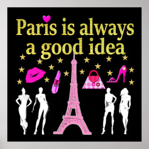 PARIS IS ALWAYS A GOOD IDEA POSTER