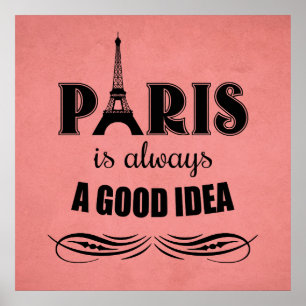 Paris is always a good idea poster