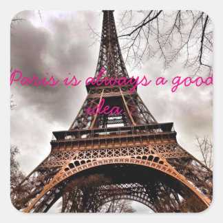 "Paris is always a good idea" sticker sheet