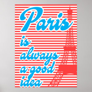 Paris Is Always A Good Idea, summer poster, Poster