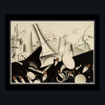 "Paris Jazz" ca. 1925 Art Deco Poster<br><div class="desc">1925' Paris Jazz,  Art Deco,  print from Paul Colin portfolio for Le Tumulte Noir featuring Josephine Baker.</div>