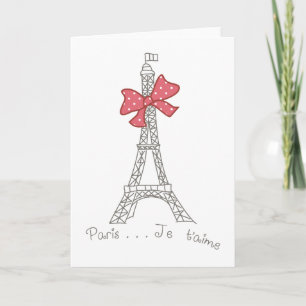 Paris...Je t'aime Card