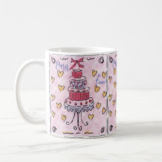 Paris je t'aime coffee mug (Left)