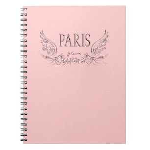 PARIS Je t'aime ( i love you) Notebook