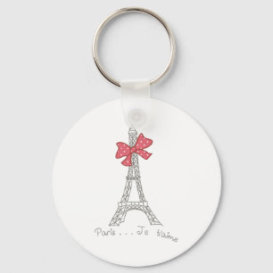 Paris...Je t'aime Key Ring