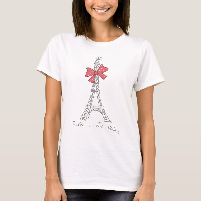 Paris...Je t'aime T-Shirt (Front)