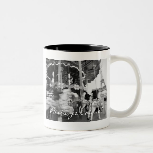 Paris, je t'aime! Two-Tone coffee mug (Right)