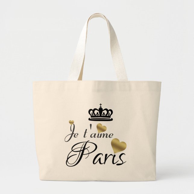 "Paris" Jumbo TOTE (Front)