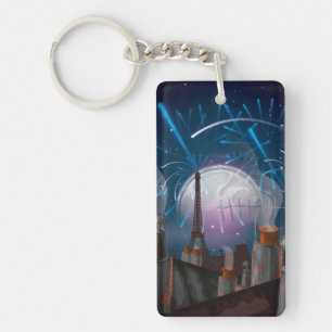 Paris Key Ring
