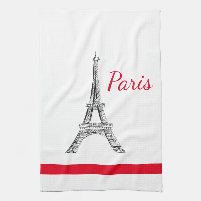 Paris Kitchen Towel (Vertical)