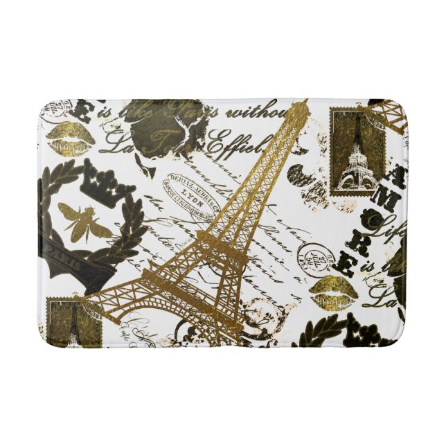 Paris: La Tour Eiffel Bath Mat (Front)