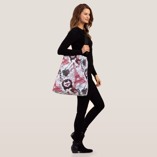 Paris: La Tour Eiffel Crossbody Bag (On Model)